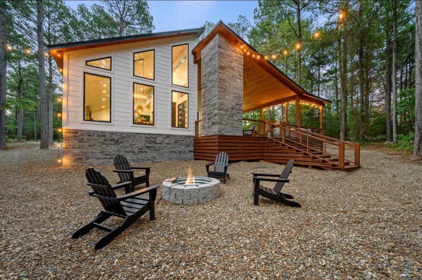 Two Knights Luxury Cabin Broken Bow Exteriör bild